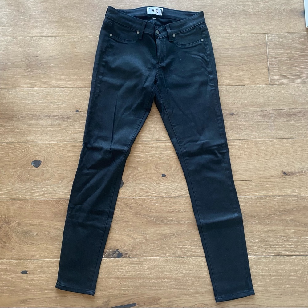 PAIGE Black Verdugo Ultra Skinny Jeans Size 27